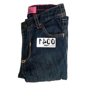 (41) Old Navy Girls Boot Cut Denim Jeans (6-12M)